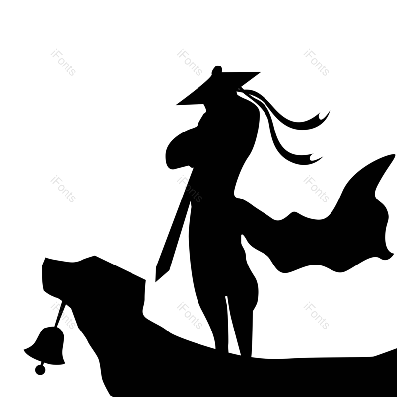 水墨图片,卡通插画元素,人物插画PNG,人物素材免抠素材